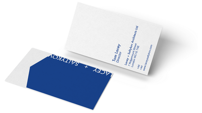 Lacey + Saltykov Business Card Design